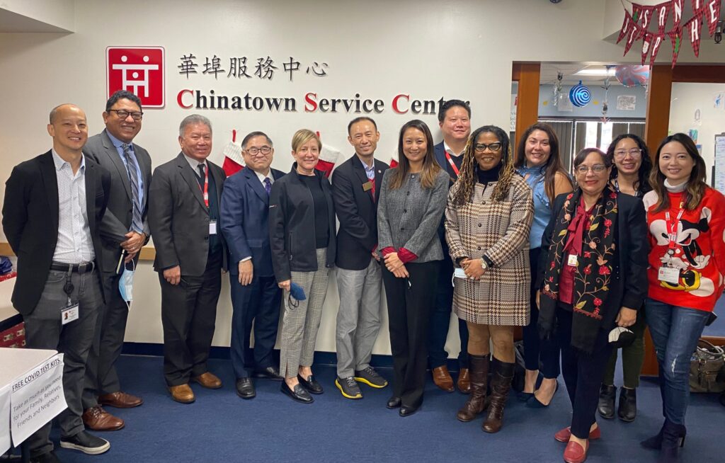 group picture of team at Chinatown Service Center